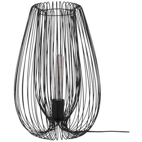 Leitmotiv - Lucid Large - Tafellamp - Ijzer - Diameter 30 cm - Zwart
