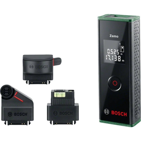 Bosch Zamo (III) Set Afstandsmeter - Met batterijen en 3 accessoires