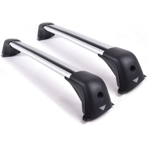 Dakdragers geschikt voor Dakdragers Audi A4 Avant B9 2016 t/m 2019 gesloten dakrailing - Aluminium - Hoog laadvermogen 100kg - Wingbar Grijs- Merk Farad