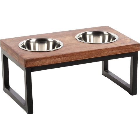 Flamingo Voerbak - Hondenbak - Dinerset - Tommy– 2x800ml, Praktisch, Duurzaam en Design!