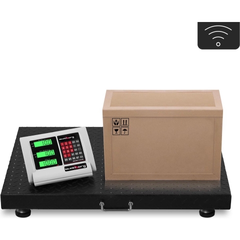 Steinberg Systems - Vloerweegschaal - 1000 kg / 0,2 kg - 60 x 80 cm - LCD draadloos