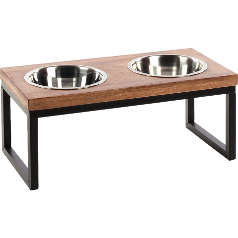 Flamingo Voerbak - Hondenbak - Dinerset - Tommy– 2x1600ml, Praktisch, Duurzaam en Design!