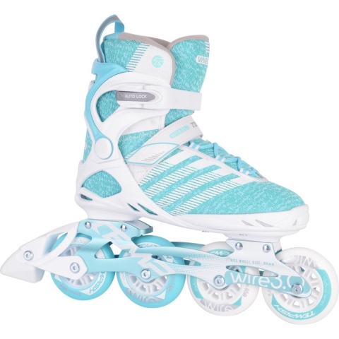 Tempish - Wire 3.0 84 - Dames - Skeelers - Wit - Blauw - 38