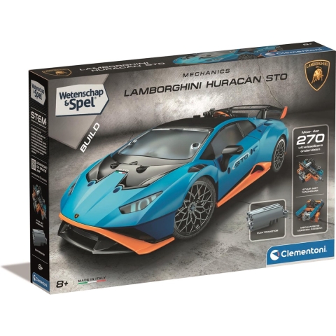 Clementoni Wetenschap&Spel - Lamborghini Huracan - Constructie Speelgoed - STEM-speelgoed - Vanaf 8 jaar