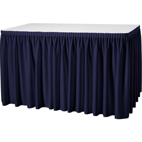 Tafelrok Plissé donkerblauw