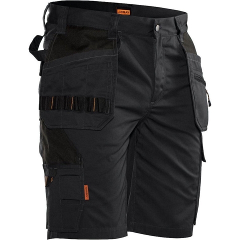 Jobman 2722 Werkbroek Kort Holsterpocket - Maat 50 - Zwart