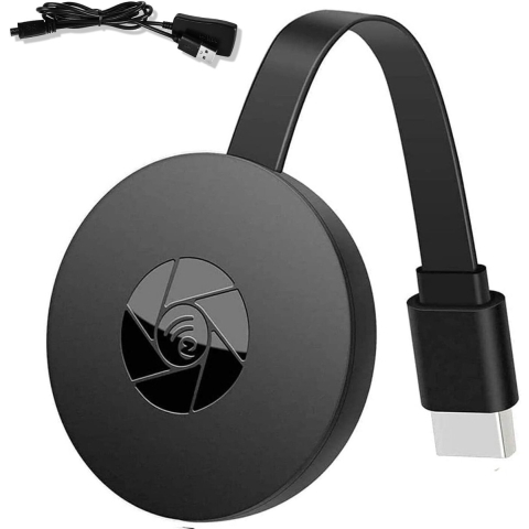 Digitale mediastreamer-dongle 1080p Full HD Zwart