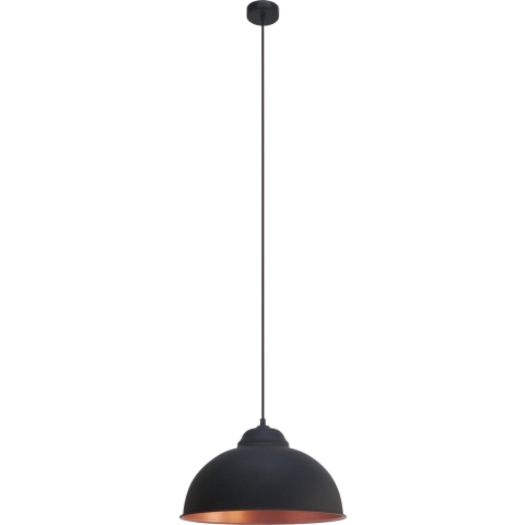 EGLO Truro 2 Hanglamp -Ø 37 cm - Zwart/Koper