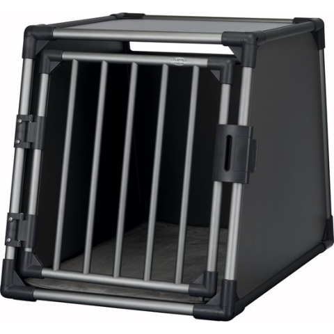 Trixie Vervoersbox Aluminium Grafiet - M–L: 86X61X65 CM