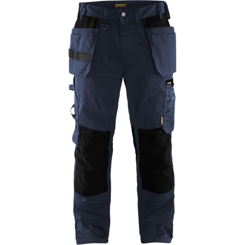 Blåkläder Werkbroek met spijkerzakken 15551860 | Donker marineblauw/Zwart | Maat D96 - 7330509590355
