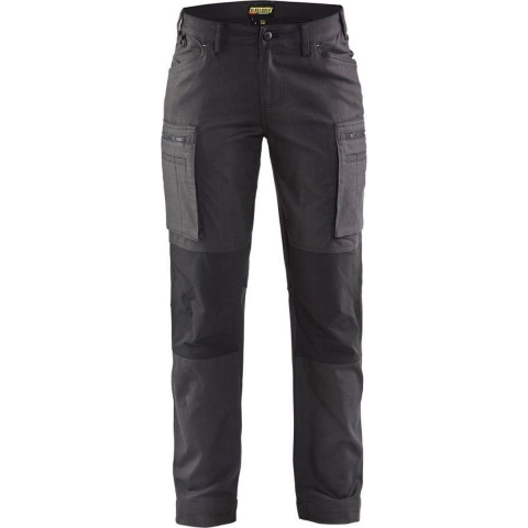 Blåkläder Dames Service werkbroek stretch 71591146 | Donkergrijs/Zwart | Maat 42 - 7330509484975
