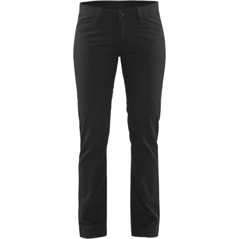 Blåkläder Dames chino 2-weg stretch 71651830 | Zwart | Maat 32 - 7330509774328
