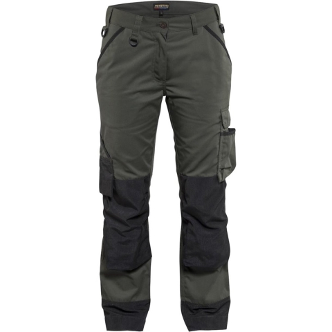 Blåkläder Dames Garden Werkbroek 71541835 | Army Groen/Zwart | Maat 44 - 7330509280317