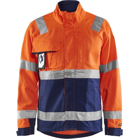 Blåkläder Jack High-Vis 40641811 | High-Vis Oranje/Marineblauw | Maat XXL - 7330509843482