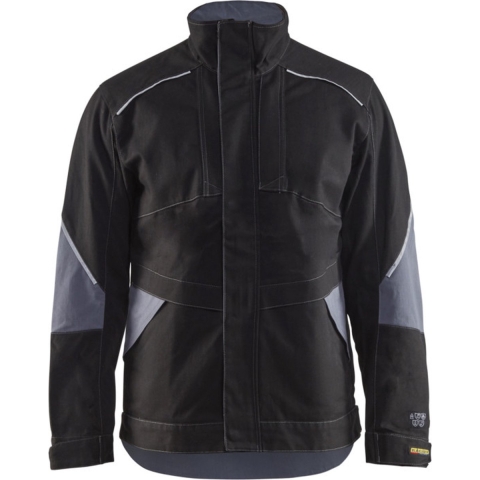 Blåkläder Vlamvertragend jack 40611516 | Zwart/Grijs | Maat XS - 7330509546932