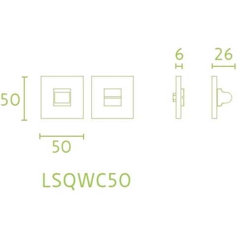 FORMANI | toiletgarnituur mat zwart | Formani | SQUARE | LSQWC50