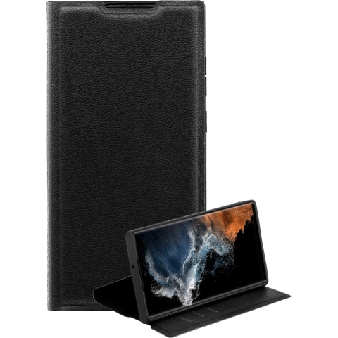 Vivanco Premium Booklet Samsung Galaxy S23 Ultra Zwart Met standfunctie