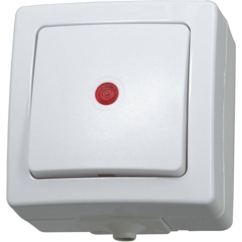 Kopp 566602003 Controleschakelaar spatwaterdicht Wit 1 stuk(s)