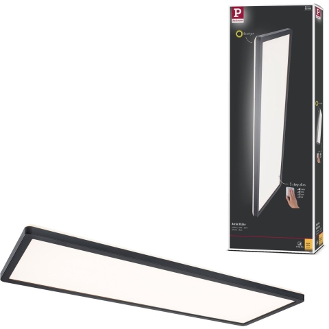 Paulmann Atria Shine 71003 LED-plafondlamp 22 W Warmwit Zwart