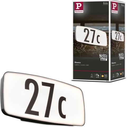 Paulmann Sheera 94506 LED-buitenlamp (wand) 6.5 W