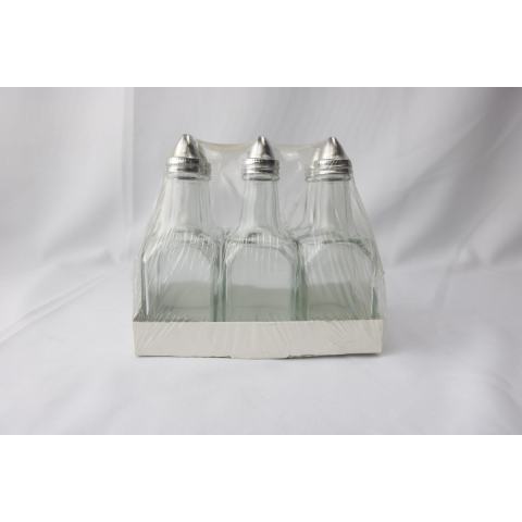 Olie/azijn flesjes 6 stuks