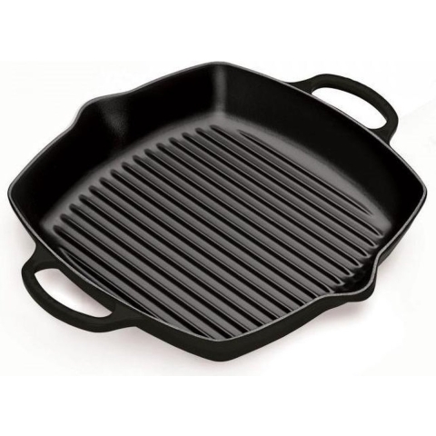 LE CREUSET - Signature - Grill 30cm vierkant Mat Zwart
