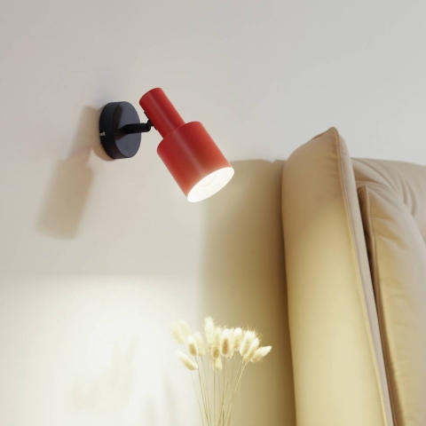 Lindby - Ovelia Wandlamp Orange/Black