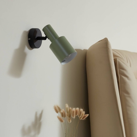 Lindby - Ovelia Wandlamp Green/Black