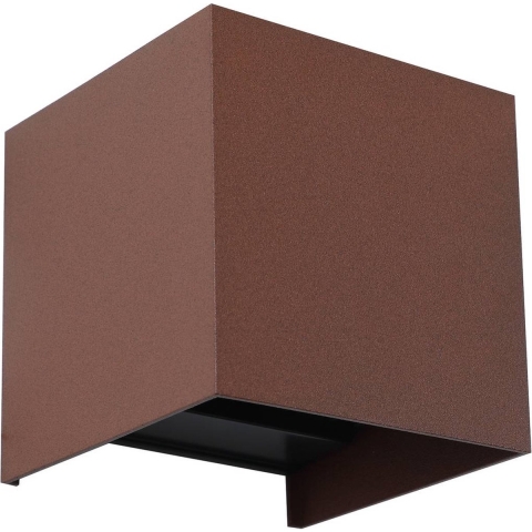 Lindby - Dara Square LED Smart Buiten Wandlamp Roest