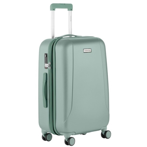 CarryOn Skyhopper Middenmaat Reiskoffer 65Ltr - Koffer 68.5cm met Expander en OKOBAN - Olijf