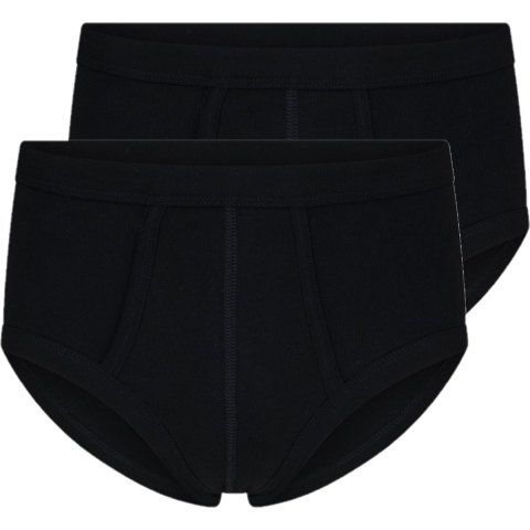 Grote maten Beeren heren slip ondergoed katoen zwart klassiek 6-pack Maat 4XL -