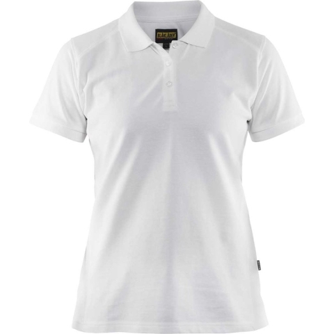 Blåkläder Dames poloshirt piqué 33901050 | Wit | Maat M - 7330509500316