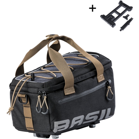 Miles Trunkbag 7L MIK 2.0 Bagagedragertas Black Brown