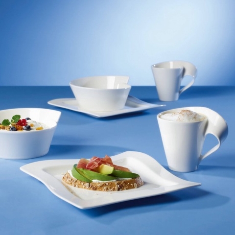 CSW VILLEROY&BOCH set van 4 langwerpige borden