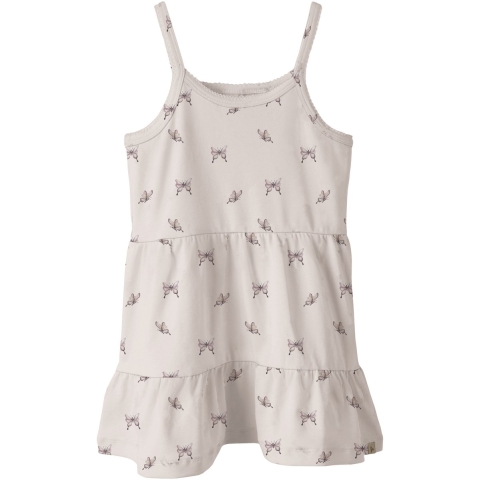 Lil' Atelier Jurk - NmfGayo - Peach Blush/Vlinderdas - Lil Atelier - 3 jaar (98) - Jurk