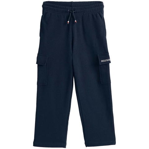 Tommy Hilfiger Joggingbroek - U Monotype - Dark Nacht Navy - Tommy Hilfiger - 12 jaar (152) - Joggingbroek