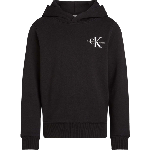 Calvin Klein Hoodie - Small Monogram - CK Black - Calvin Klein - 10 jaar (140) - Hoodie