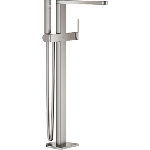 GROHE Plus Badmengkraan - vrijstaand - met handdouche - supersteel (RVS) - 23846DC3