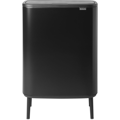 Brabantia Bo Touch Bin Hi Prullenbak - 60 liter - Matt Black