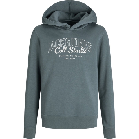 Jack & Jones Hoodie - JjMakoto - Stormachtig weer/BIG Print - Jack & Jones - 8 jaar (128) - Hoodie