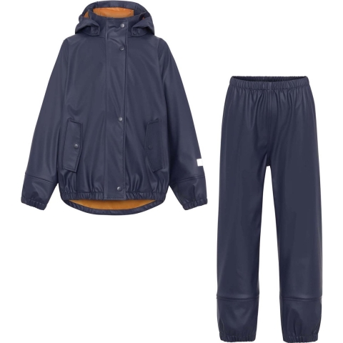 Molo Regenkleding - PU - Zet - Classic Navy - Molo - 3-4 jaar (98-104) - Regenkleding
