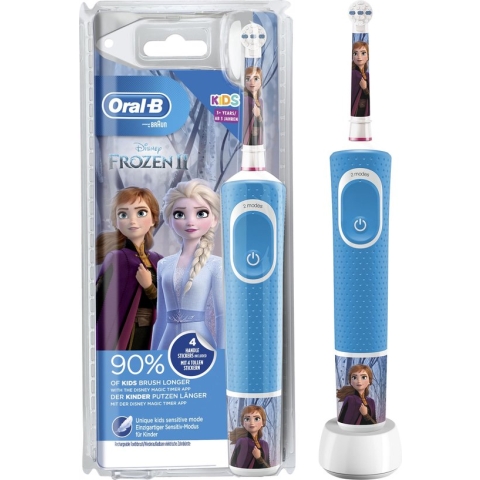 Oral-B Kids Elektrische Tandenborstel - Disney Frozen Editie - Voor Kinderen Vanaf 3 Jaar