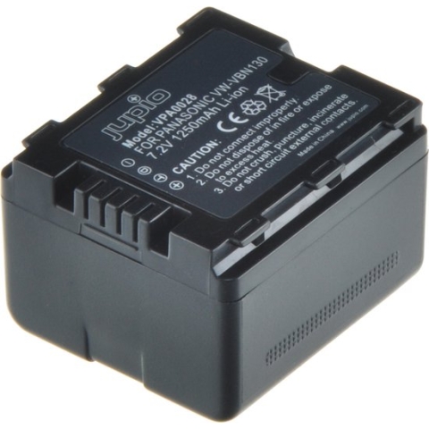 Jupio VW-VBN130 1250 mah - Accu Camcorder