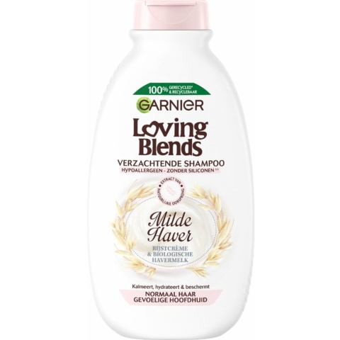 3x Garnier Loving Blends Milde Haver Shampoo 300 ml