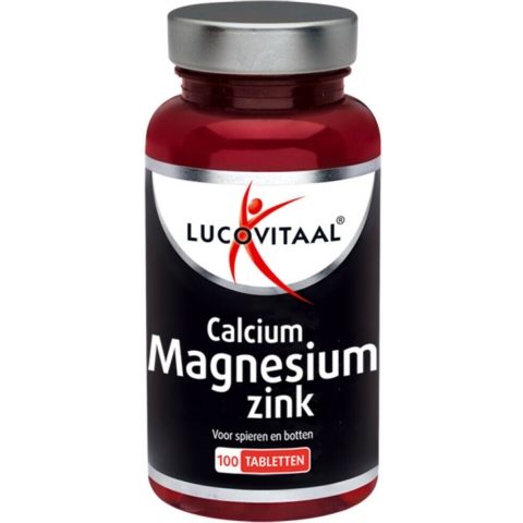 Gratis Verzending: 3x Lucovitaal Calcium Magnesium Zink 100 tabletten