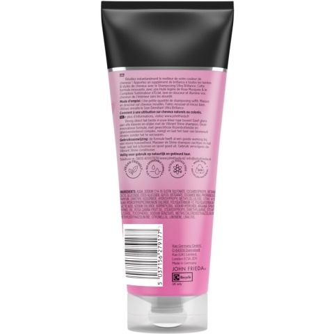 4x John Frieda Vibrant Shine Colour Shampoo 250 ml