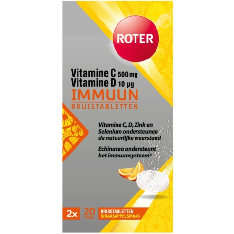 Gratis Verzending: 2x Roter Immuun Vitamine C&D 30 tabletten