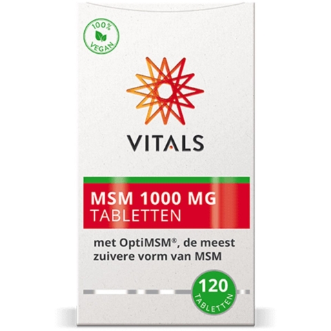 Gratis Verzending: 2x Vitals Msm 1000mg 120 tabletten