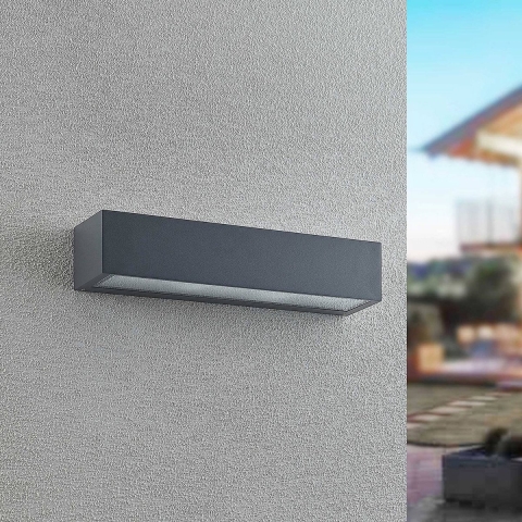 Arcchio - Miraz Buiten Wandlamp Dark Grey