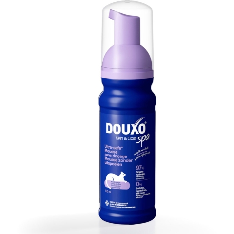2x DOUXO SPA Mousse Zonder Uitspoelen Kat 150 ml